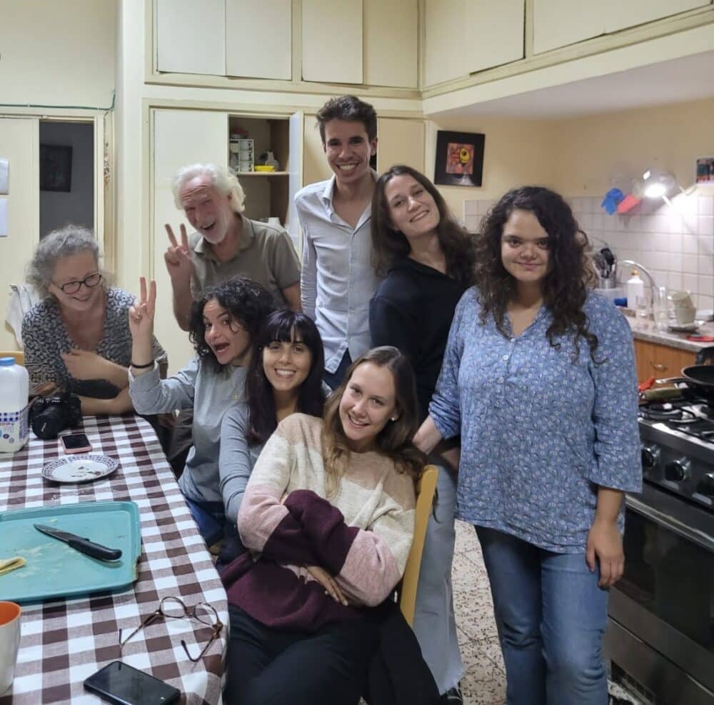 I I ragazzi del servizio civile di Gerusalemme, foto di gruppo.