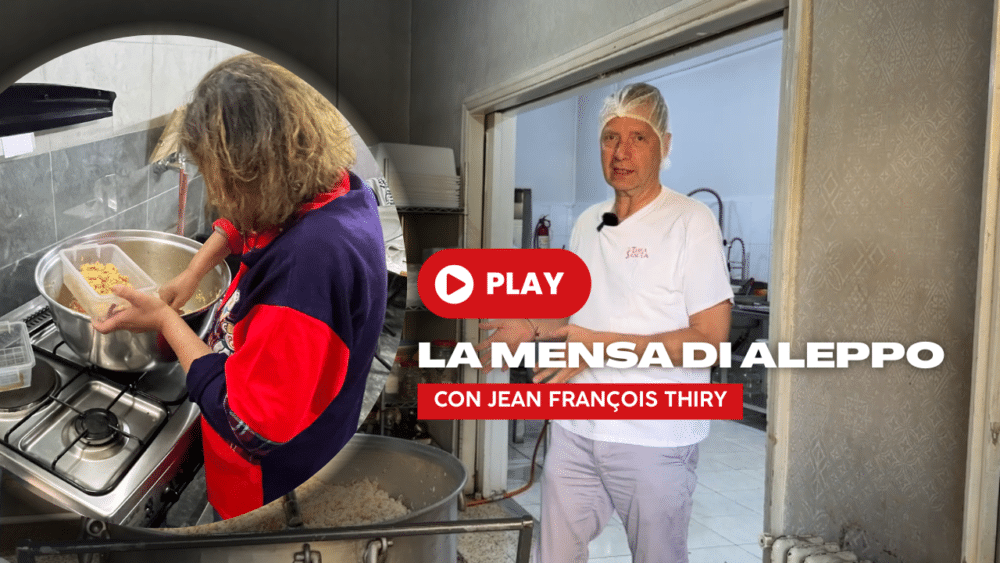 Video: visita alla mensa di Aleppo con Jean-Francois Thiry, per contrastare l'emergenza alimentare