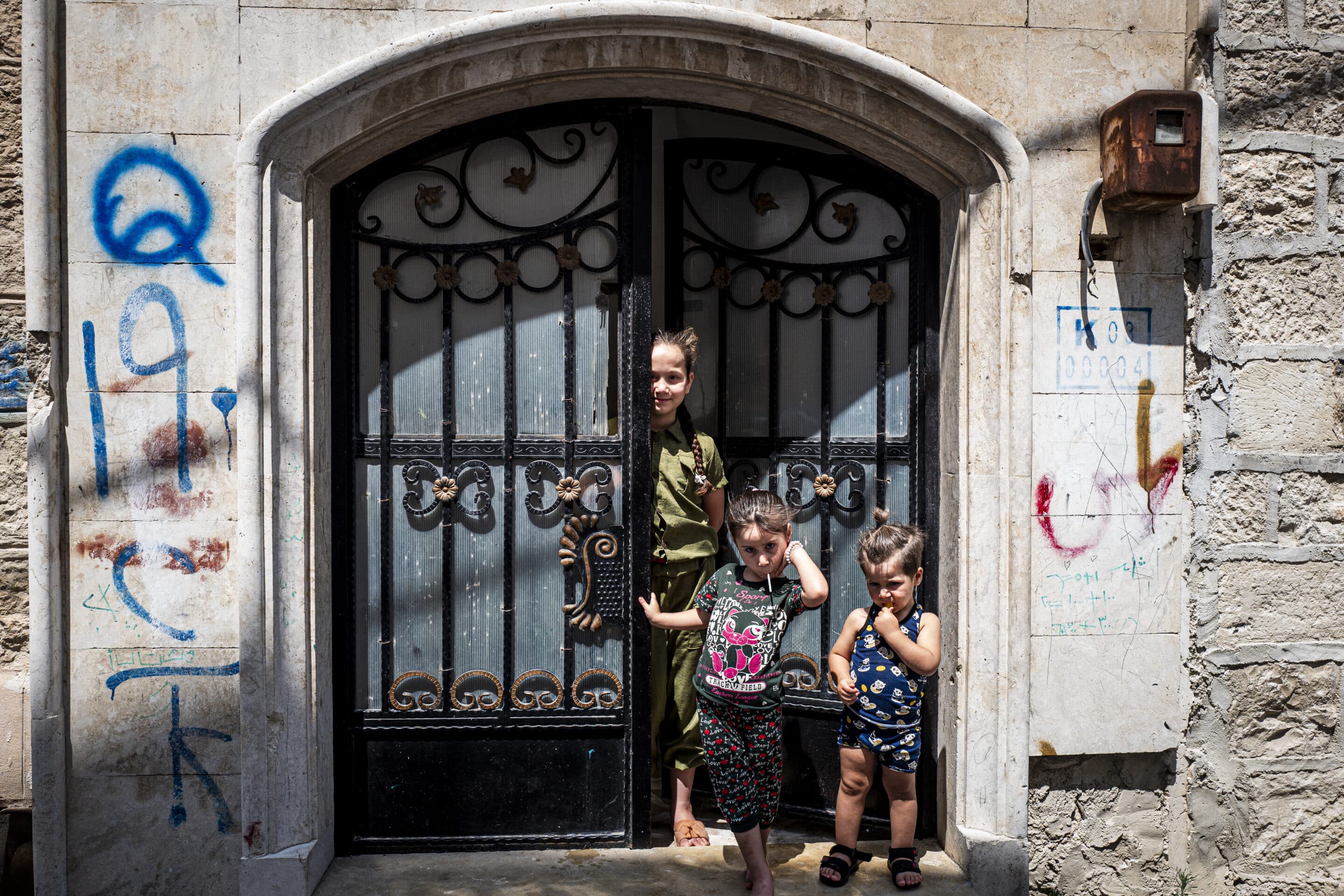 Siria bambino e madre