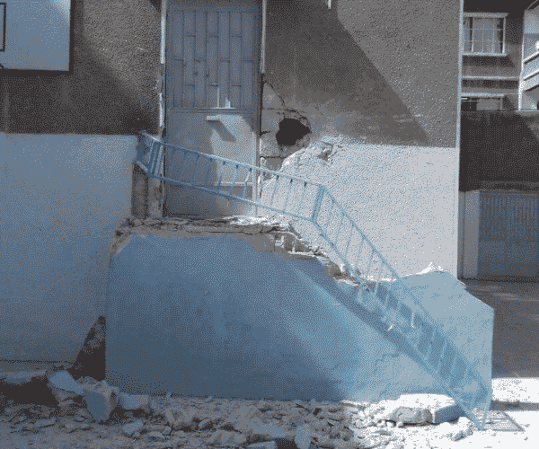 Casa azul de Damasco